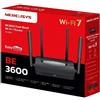 Mercusys Router Wireless Wi-Fi 7 Dual Band BE3600 Gigabit Mercusys MR25BE