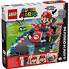 LEGO Super Mario - 72043 - Mario Kart: LEGO Mario Interattivo e Kart Standard