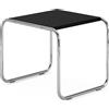 Knoll Breuer Laccio Tavolino quadrato laminato nero
