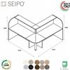 SEIPO Banco reception angolato due posti SEIPO