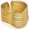 Vestopazzo Anello Fascia Linee Ondulate