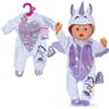 BABY born Tutina unicorno 43 cm con cappuccio | Cappuccio, ricami, dettagli scintillanti, adatto a bambole da 43 cm