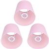 Marhynchus Paralume 3PCS E14, Paralume in Tessuto Interventistico, Paralume Rosa per Lampada da Soffitto per Lampada da Tavolo e Lampada da Terra