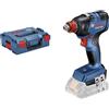 Bosch Professional Avvitatore a impulsi con batteria da 18 V, GDX 18 V-200 (max. coppia 200 Nm, senza batterie e caricatore, in L-BOXX 136)