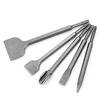 Wakects Scalpelli per Trapani, Set 5 Pezzi, SDS-Plus, Scalpello Piatto e a Punta per Calcestruzzo e Muratura, Compatibile con Martelli a Percussione