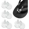 NT-ling 4 paia di protezioni per dita dei piedi in silicone, morbidi cuscinetti in gel per infradito, cuscinetti anteriori per infradito, protezioni per dita dei piedi, cuscinetti in gel per uomini e donne