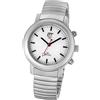 ETT Eco Tech Time Orologio da donna solare RC analogico con bracciale in acciaio inossidabile ELS-11188-11M, braccialetto