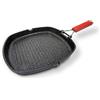 Moneta Bistecchiera antiaderente, 28x28cm Pro Grill con manico pieghevole anche per induzione