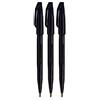 PENTEL NERO ORIGINALE SEGNO PENNA S520 fibra punta EVIDENZIATORE Pens colore linea sottile 2mm punta 1mm LINE larghezza (confezione da 3)