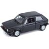 Burago 18-21089 Bburago - VolksWagen Golf Mk1 GTI (1979) Black - Scala1:24 - modellino in metallo - colore nero