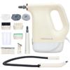 Yaskyly 1200W Pulitore a Vapore Portatile Pulitore a Vapore Multiuso per Casa con 450ml Serbatoio Dell'acqua, 8 Accessori Caporella Pulitore Vapore Casa Uso Domestico per Tappeti Tende Divani Cucina