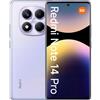 Xiaomi Redmi Note 14 Pro 8+256GB 6.67" 4G Aurora Purple Dual Sim Garanzia Europa