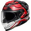 SHOEI Casco Integrale Shoei Gt-air Ii Notch Black / Red, TAGLIA Tg. L