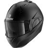 SHARK Casco Modulare Shark Evo Es Blank Mat Black Mat, TAGLIA Tg. XS