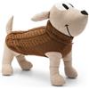 My Dog Pull Fantasie di Trecce Dolcevita Nocciola per Cani FINE SERIE Taglia 27
