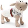 My Dog Pull Trecce Coste Infinity Dolcevita Bianco per Cani FINE SERIE Taglia 33