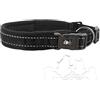 Hurtta Collare Hurtta Casual Nero FINE SERIE 45-55 cm