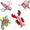 Farm Company Animaletti Assortiti Lurex Giochi per Gatti ONE SIZE