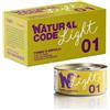 Natural Code 01 Light Tonno e Mirtilli 4x70g Umido per Gatti