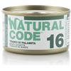 Natural Code 16 Tranci di Palamita 85g Umido per Gatti