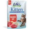 Life Cat Natural Kitten Manzo 70g - Cibo Umido per Gatti Cuccioli