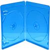 MediaRange BOX39-2-50 Blu-ray case 2dischi Blu, Trasparente custodia CD/DVD