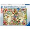 Ravensburger - Mappamondo Flora E Fauna 3000 PZ
