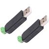 TECNOIOT 2pcs USB to RS485 485 Converter Adapter Support Win7 XP Vista Linux Mac OS