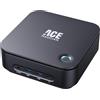ACEMAGICIAN Mini PC, Core i5 11320H, 32 GB DDR4 RAM 512 GB SSD Micro Desktop computer,Thunderbolt 4/DP/HDMI Triple Output,Ιntel Iris Xe Graphics 96EU Support 8K, Fingerprint,Built-in Speaker