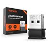 Tenda W311MI Nano Adattatore USB WiFi 6 AX300, Chiavetta WiFi per PC a singola banda 2.4GHz 286Mbps, AP Mode, WPA/WPA2, Compatible with Windows7/10/11/Linux(3.10-6.8)