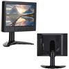 Asixxsix Monitor Piccolo da 7 Pollici, Monitor HDMI 1080P HD 1024x600 Monitor Multifunzione 16: 9 con Supporto, Supporto Ingresso HDMI VGA AV, Monitor Portatile per, CCTV (EU)