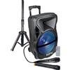 KARMA LX12 DIFFUSORE TROLLEY BT 600W 1 RADIOMIC+MIC.FILO+TREPPIEDE