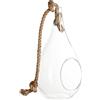 ATMOSPHERA CREATEUR D'INTERIEUR - Vaso a goccia in vetro e corda H25cm