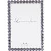 Lawrence 4x6 Silver Metal Sparkle Frame - Blu notte
