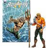 McFarlane - Figura d'azione DC Direct Figura con fumetto Aquaman, Aquaman Multicolore TM15911