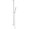 hansgrohe Pulsify S - Set doccetta per doccia con doccino a risparmio idrico (EcoSmart+, PowderRain), tubo flessibile (1,60 m) e asta doccia (0,90 m), bianco opaco, 24383700