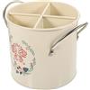 BESTonZON Portaposate Vintage Con Scolapasta Organizer Per Cucina Con Bacchette e Utensili Capacità e Design Elegante Per Tavola e Cucina