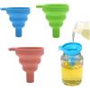 EIHI Imbuti Pieghevoli, Confezione da 3 imbuti da Cucina, imbuti Pieghevoli, imbuti in Silicone, imbuti in Silicone per Cottura in Cucina e trasferimenti di liquidi