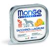 MONGE 150 g Monge Monoprotein Alimento Completo Monoproteico Cibo Umido Paté con Frutta per Cani Adulti con Tacchino e Agrumi Grain e Gluten Free