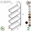 SEIPO Stone RIVER MEDIUM L775 elemento aggiuntivo libreria autoportante 4 ripiani SEIPO ST.0045