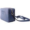 Liu Jo Jeans Liu Jo Milano Borsa a Tracolla in Similpelle, AA5153 E0087 Dust Blue, 20 x 13,5 x 8 cm, con Cerniera e Tracolla Regolabile