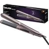 Beurer HS 15 Piastra per Capelli a Riscaldamento Rapido, Delicata per Acconciature Versatili, con Piastre Oscillanti per Lo Styling, Rivestimento in Ceramica e Spegnimento di Sicurezza
