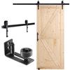 VEVOR Kit per Porta della Stalla e Ferramenta 914x2133 cm Kit Porta Scorrevole