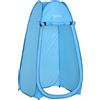 Outsunny Tenda da doccia pieghevole pop-up automatica istantanea armadio da cambio campeggio poliestere blu