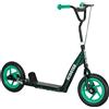 AIYAPLAY Trottinette patinette scooter bambini grandi ruote da 6 a 12 anni altezza regolabile freno posteriore cavalletto verde