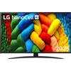Lg Smart TV 43 Pollici 4K Ultra HD Display NanoCell Sistema WebOS Processore a7 Gen8 Classe G colore Nero - 43NANO81A6A.API
