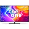 Philips Smart TV 55 Pollici Risoluzione 4K Ultra HD 144 Hz Display QLED Sistema Titan OS Funzioni Ambilight colore Nero - 55PUS9010 Ambilight The One