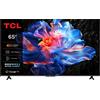 TCL Smart TV 65 Pollici 4K Ultra HD Display LED Sistema Google TV Dolby Audio HDR10+ Classe E colore Nero - 65P69K