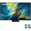 Samsung Smart TV 65 Pollici 4K Ultra HD Display OLED Sistema Tizen Processore NQ4 AI Gen3 Classe F colore Nero - QE65S95FATXZT