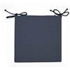 ARKETICOM Sitz, Pack 4 Cuscini per sedie Cucina con Lacci, Cuscini Blu 35x35, Cuscini Quadrati Sfoderabili Made in Italy